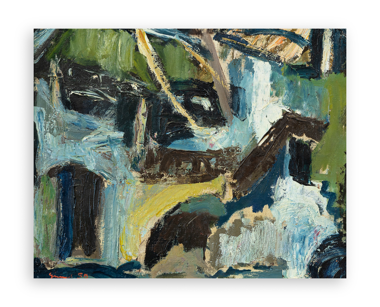 PIERO GIUNNI (1912-2000) - Senza Titolo, 1950