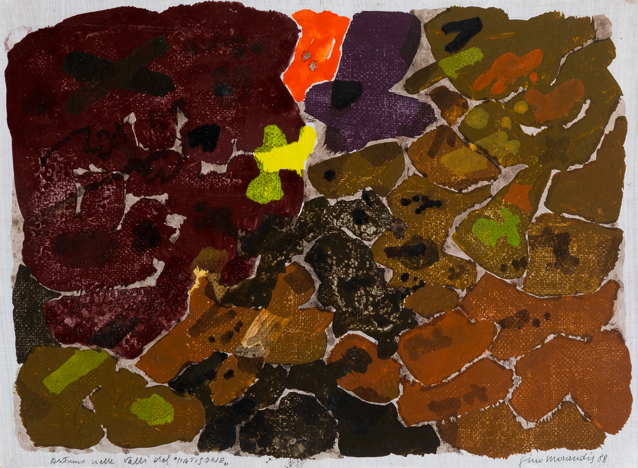 GINO MORANDIS (1915-1995) - Autunno nelle Valli del Natisone, 1988