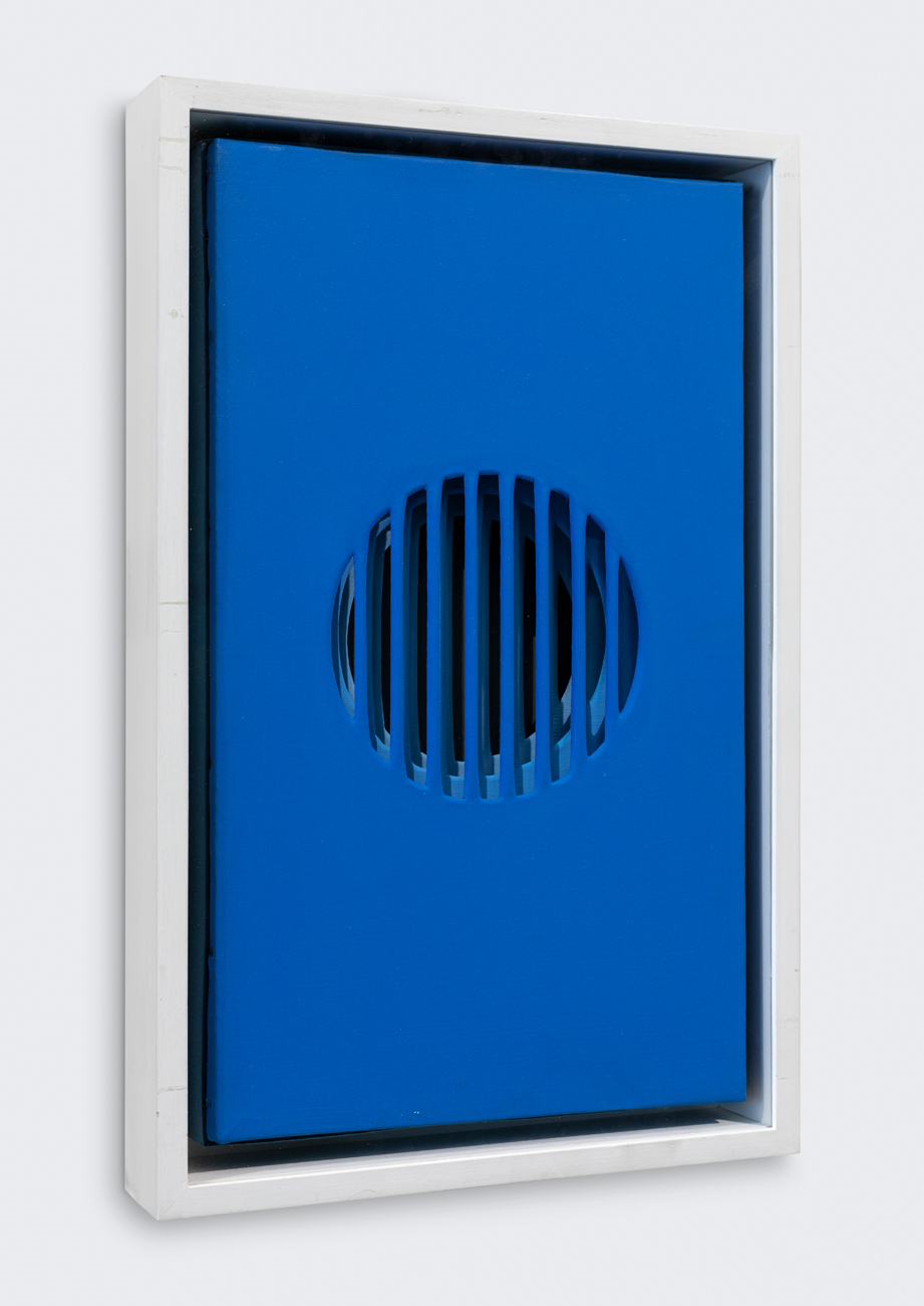 VANNA NICOLOTTI (1929) - Tripla struttura azzurra, 1970