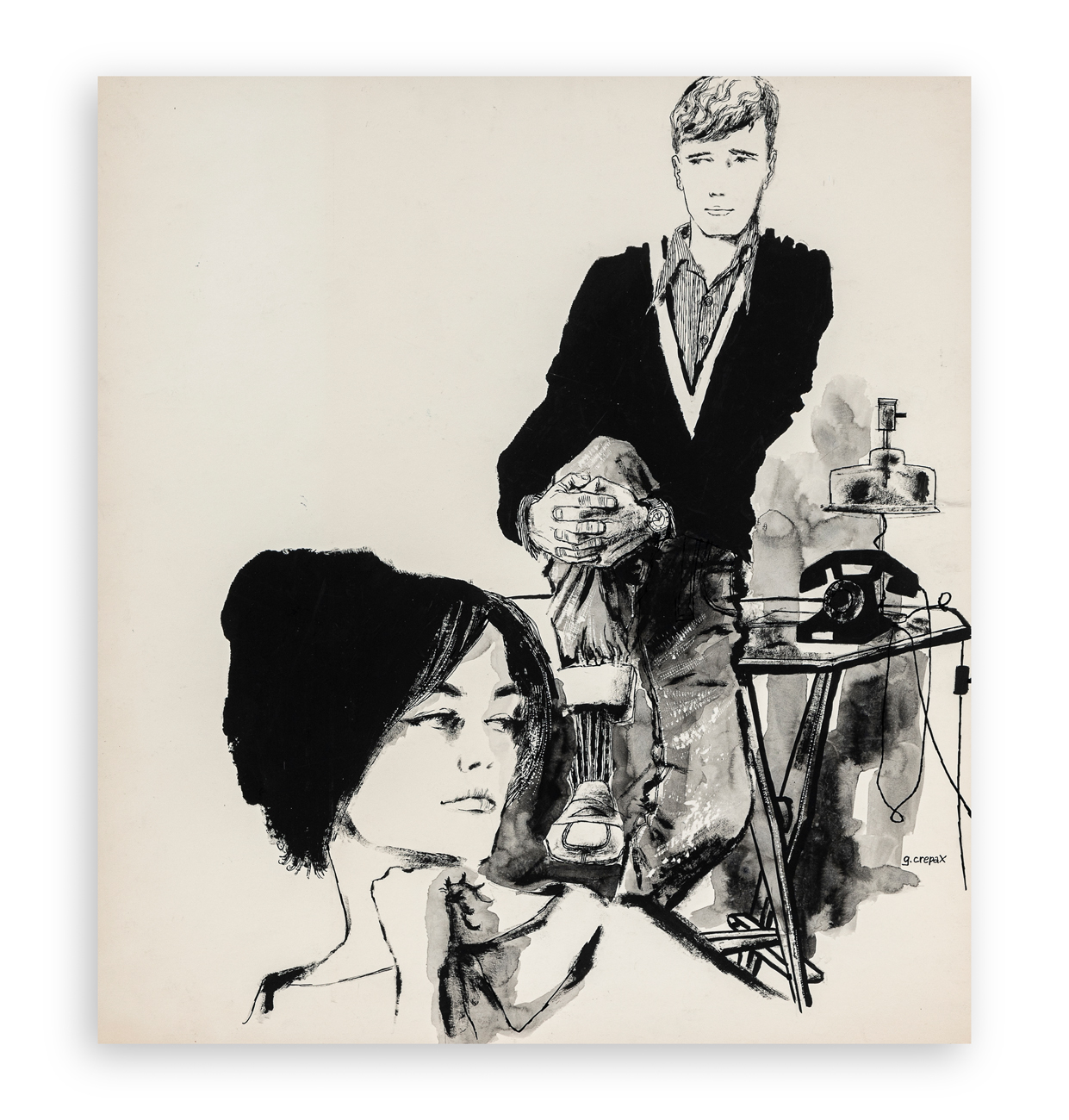 GUIDO CREPAX (1933-2003) - Senza Titolo (Valeria ritorna), 1962-1965