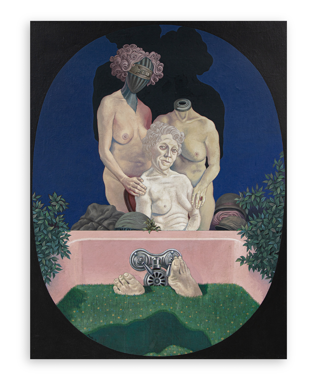 CARLOS MENSA (1936-1982) - El baño, 1971