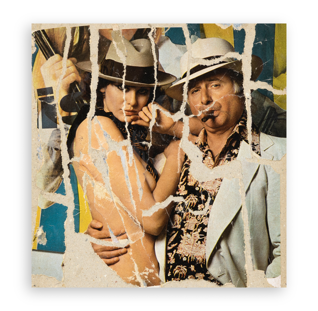 MIMMO ROTELLA (1918-2006) - Senza Titolo, 1975-1977