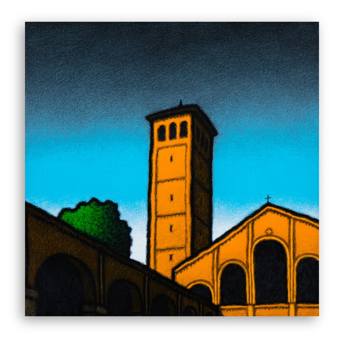 TINO STEFANONI (1937-2017) - Senza Titolo G14 (Sant'Ambrogio - Milano), 1997