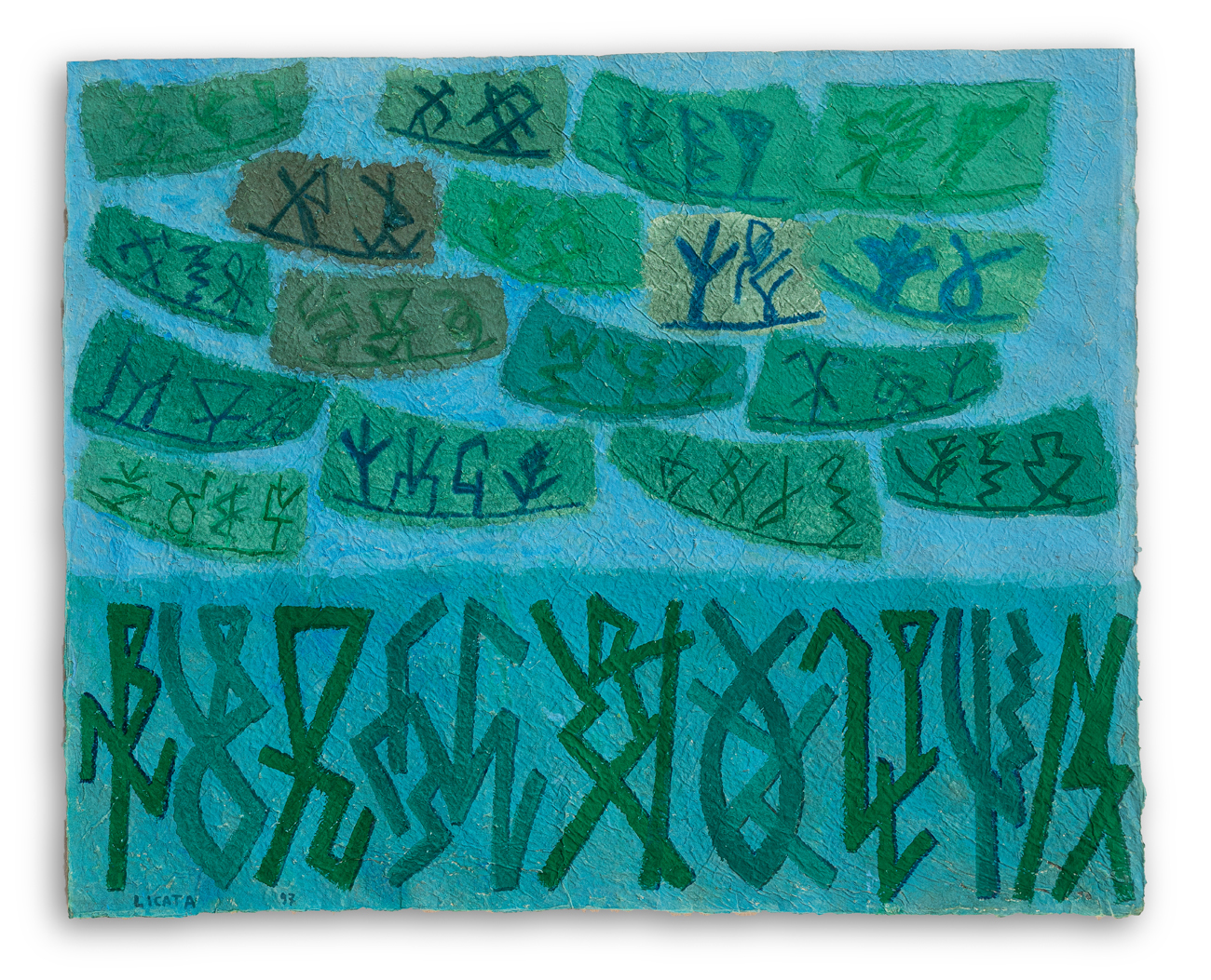 RICCARDO LICATA (1929-2014) - Senza Titolo, 1997