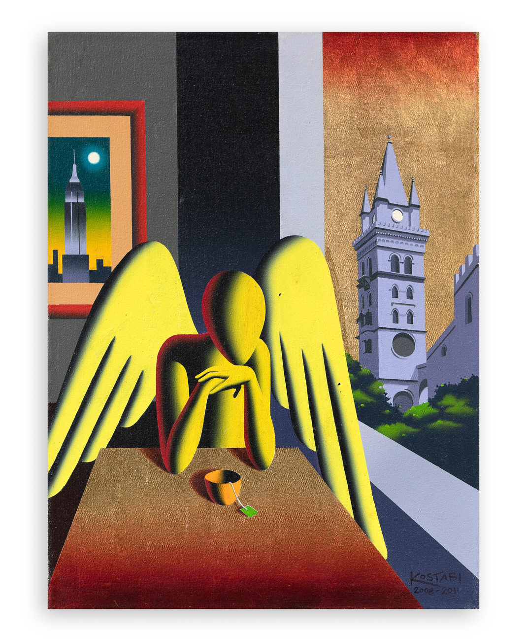 MARK KOSTABI (1960) - The hour grows late, 2008-2011