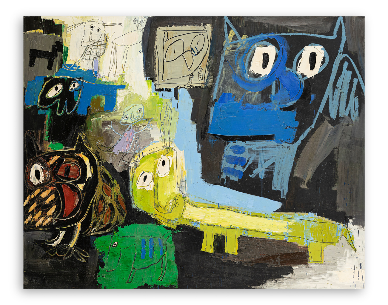 GIANFRANCO ASVERI (1948) - Storie di cortile, 2004