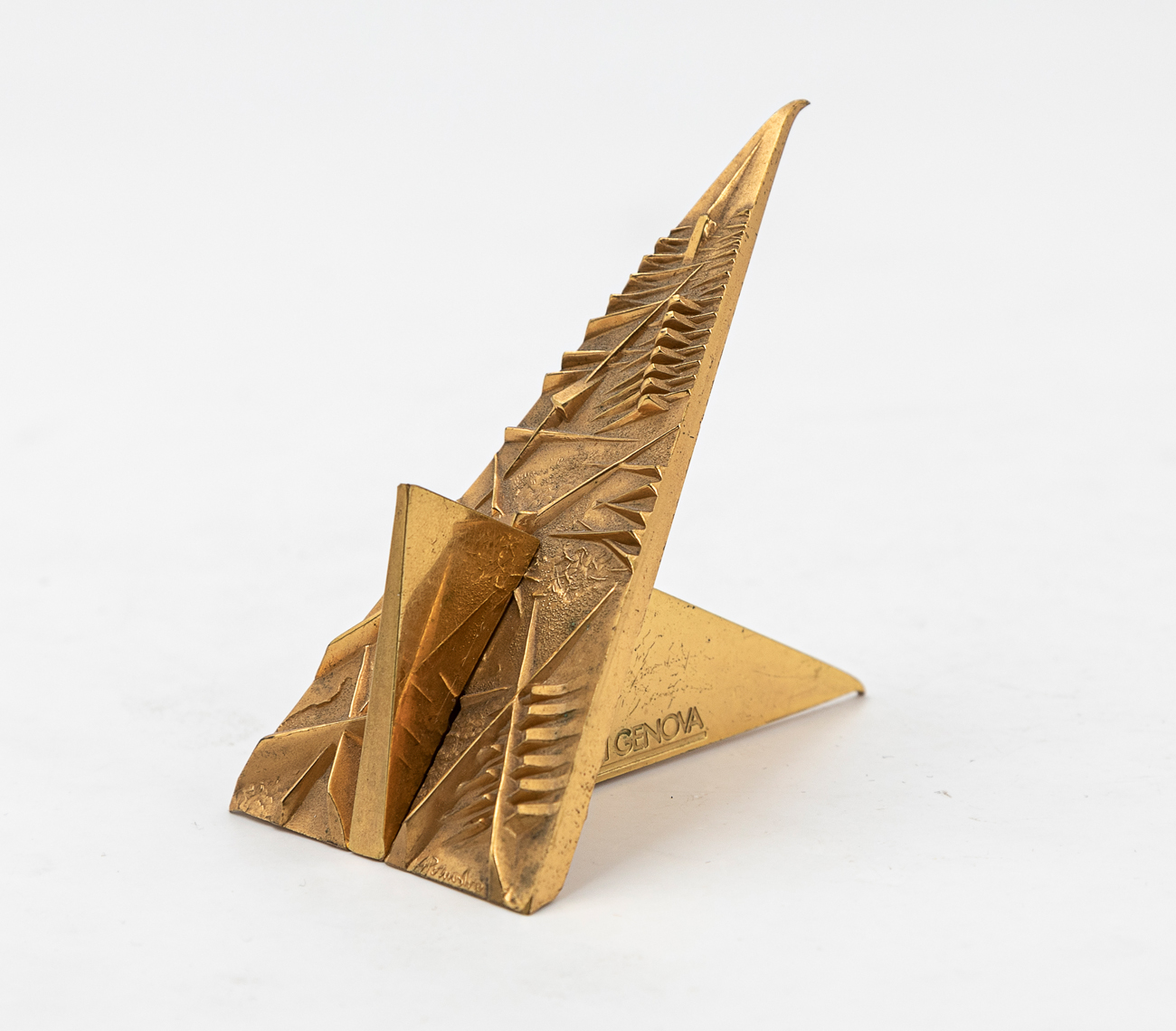 ARNALDO POMODORO (1926) - Piccola scultura per aeroporto di Genova, 1994