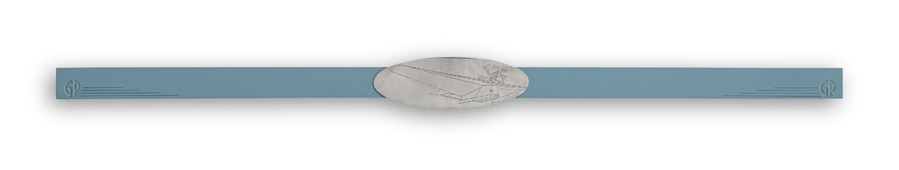 GIANNI PIACENTINO (1945) - Initialed Bar with metal S.M. 55, 1980