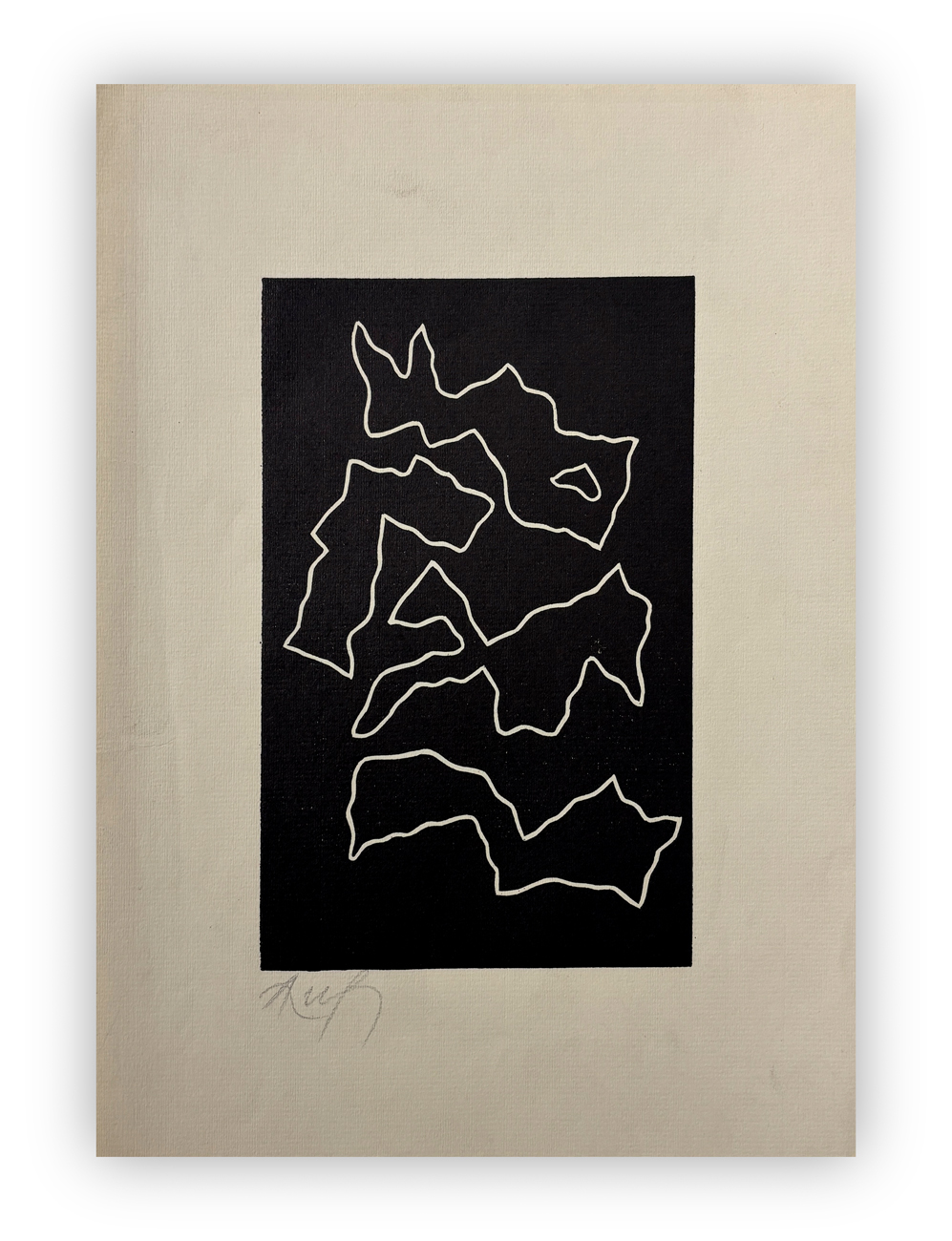 JEAN ARP (1886-1966) - La lune en rodage I, 1960
