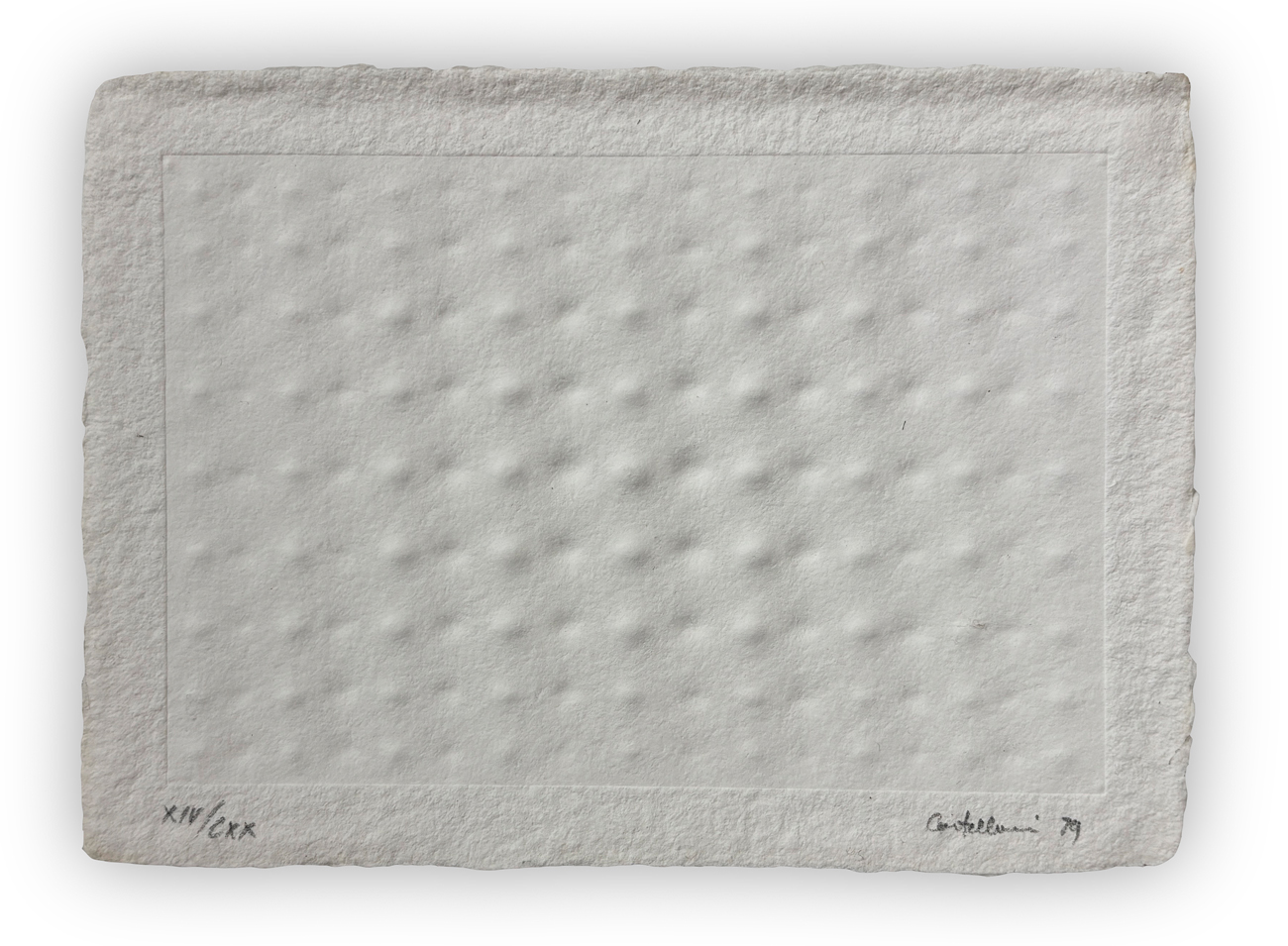 ENRICO CASTELLANI (1930-2017) - Senza Titolo, 1978-1979