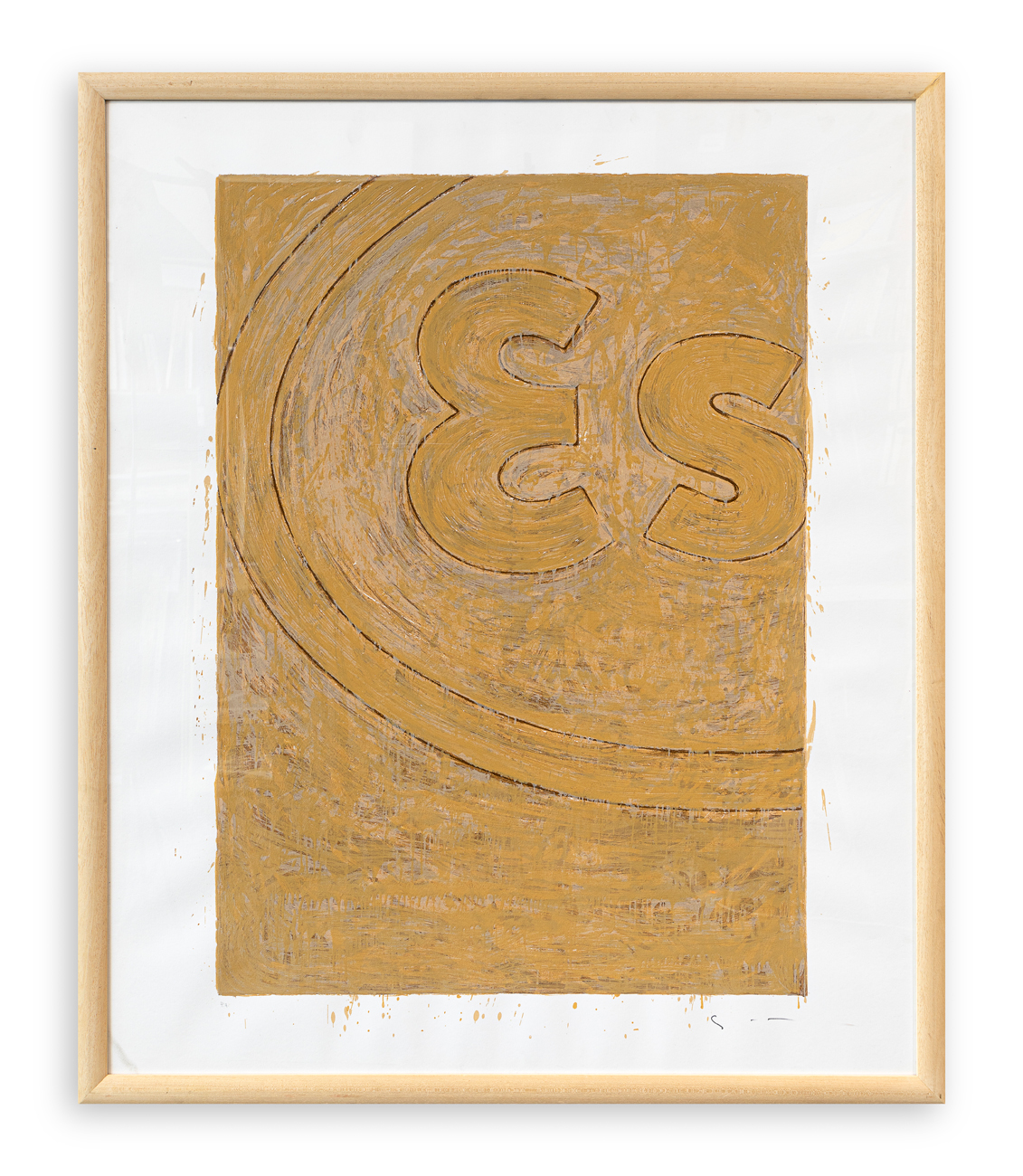 MARIO SCHIFANO (1934-1998) - Propaganda (Particolare), 1997