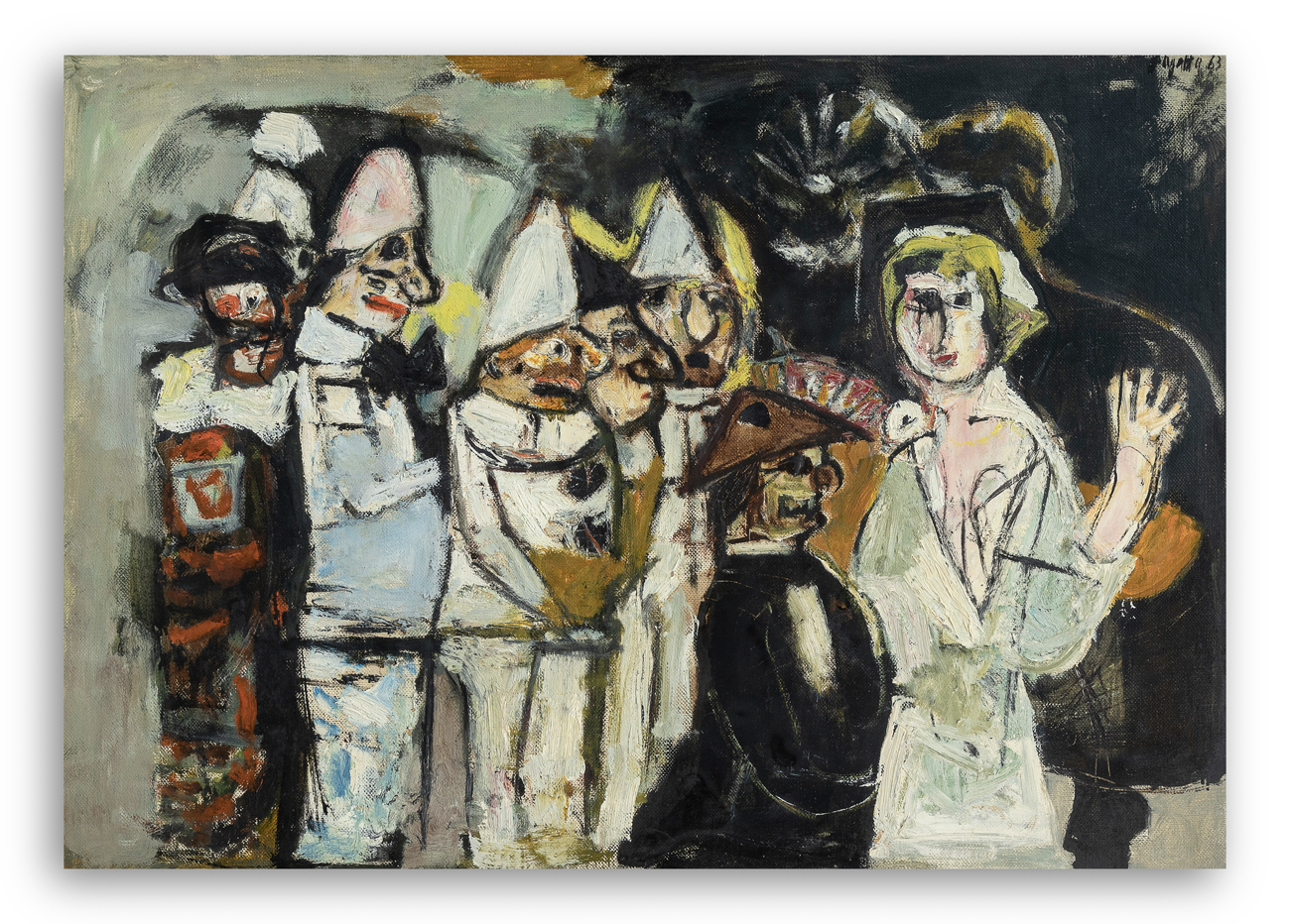 GUIDO PAJETTA (1898-1987) - La dama delle maschere, 1963