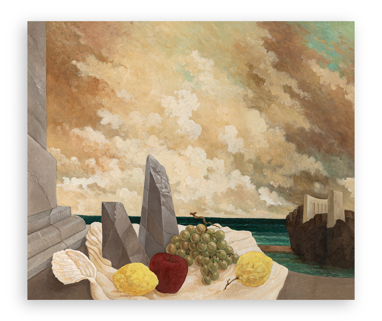 TOMASO TOMMASI (1955) - Natura morta e paesaggio, 1996