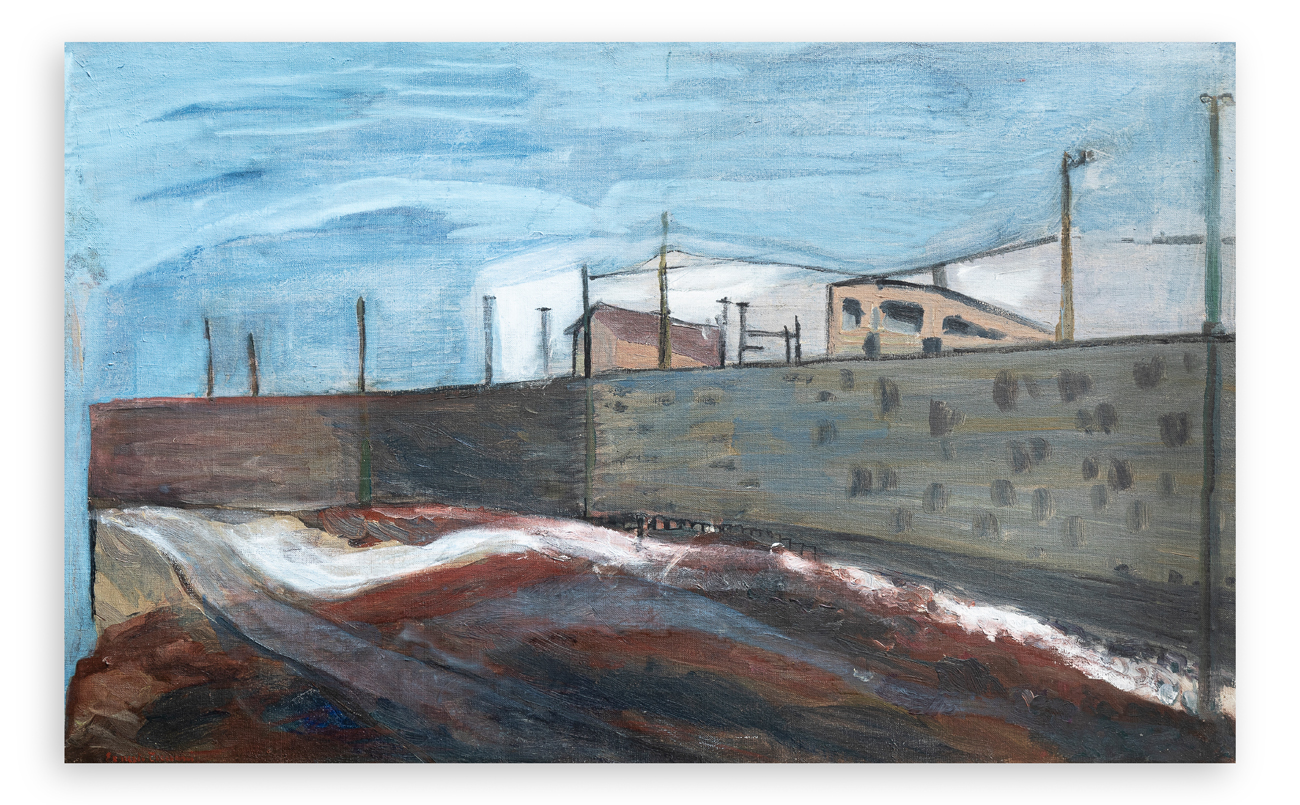 ERNESTO TRECCANI (1920-2009) - Via delle fabbriche, 1957