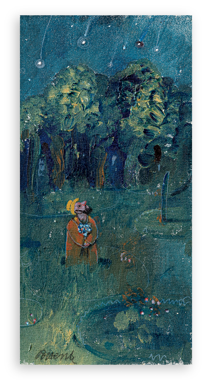 ANTONIO POSSENTI (1933-2016) - Giardiniere di notte