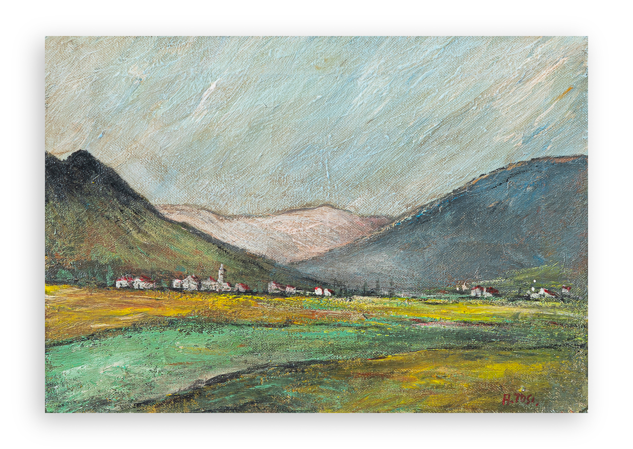 ARTURO TOSI (1871-1956) - Paesaggio (Rovetta), 1940 circa