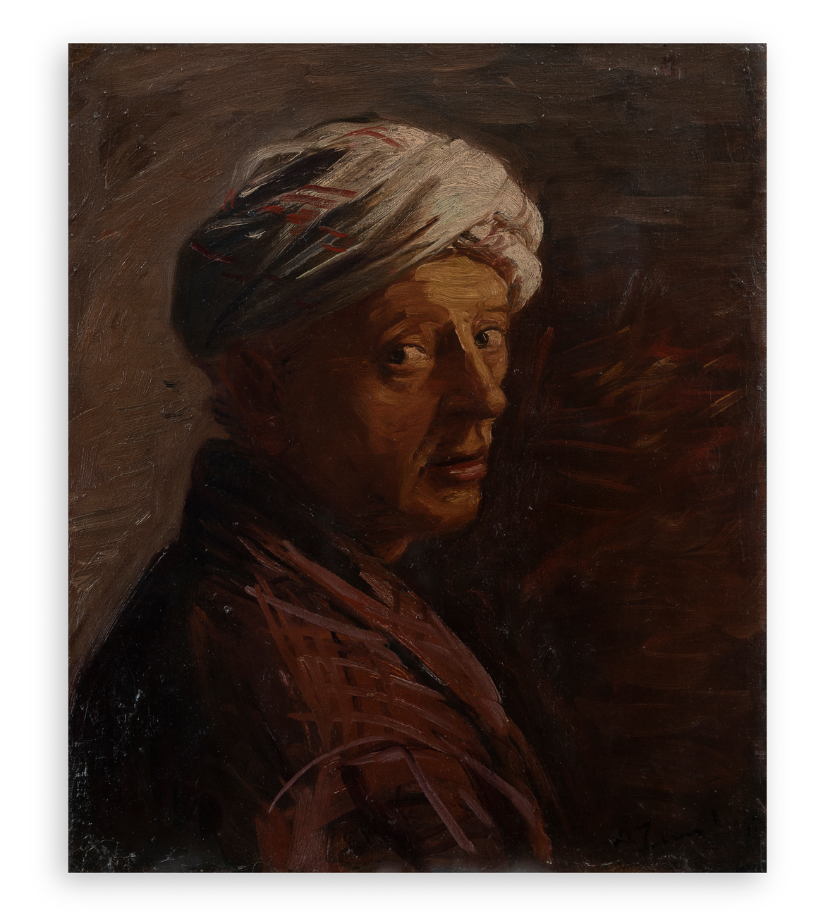 ACHILLE FUNI (1890-1972) - Autoritratto, 1945