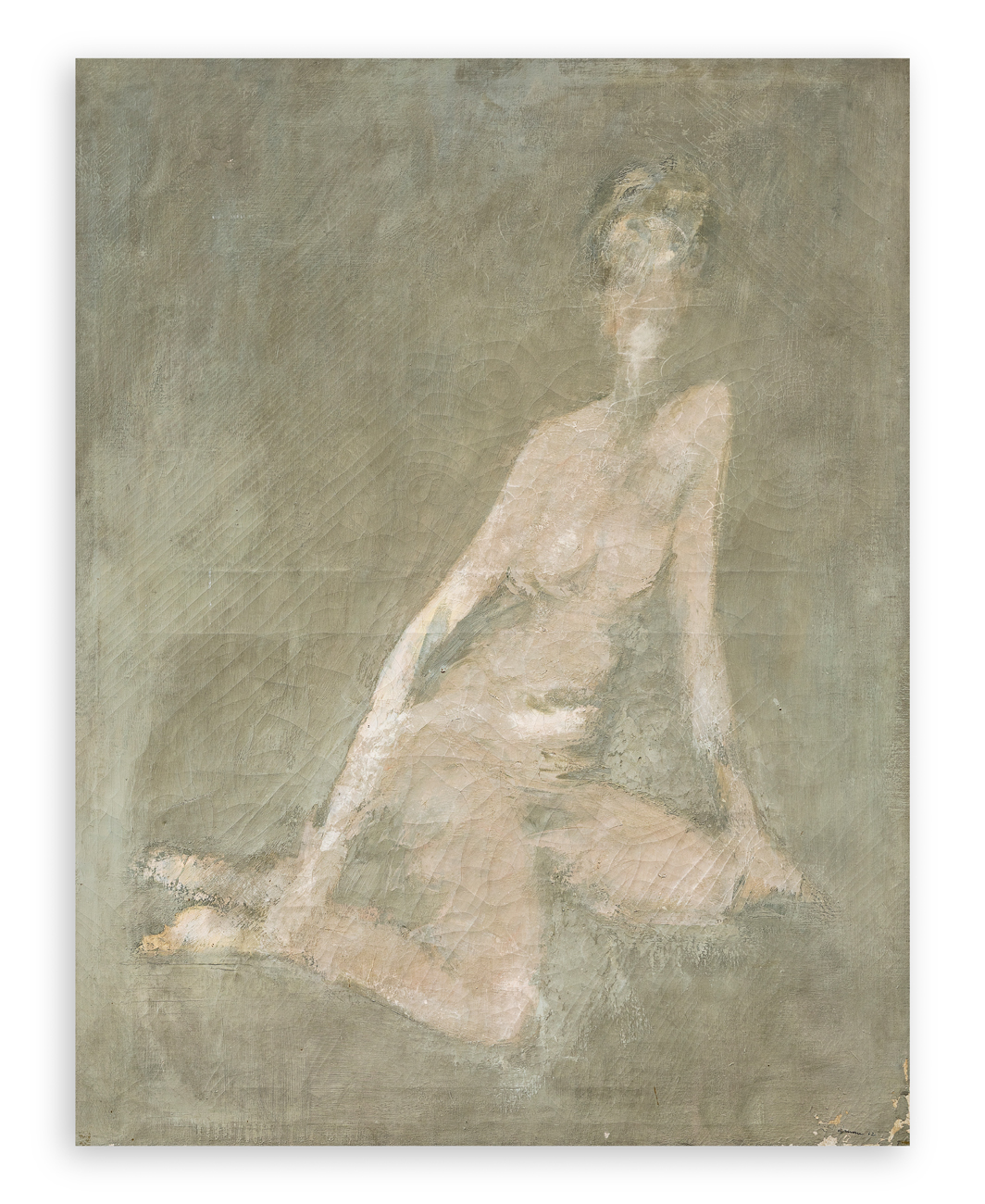 GIUSEPPE AJMONE (1923-2005) - Nudo rosa grigio, 1962