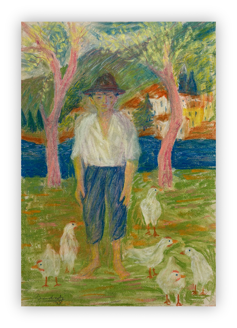 ARNALDO BADODI (1913-1943) - Contadinello, 1938