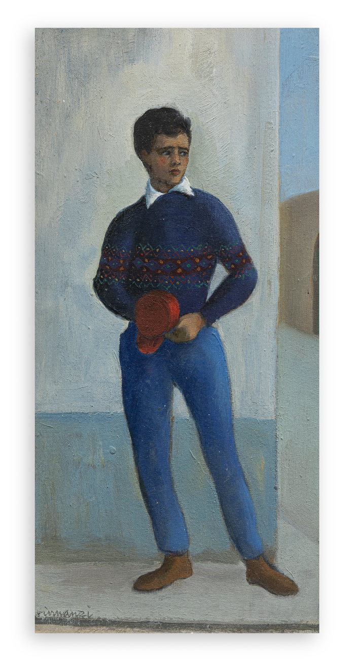 NINO TIRINNANZI (1923-2002) - Senza Titolo (Ragazzo)