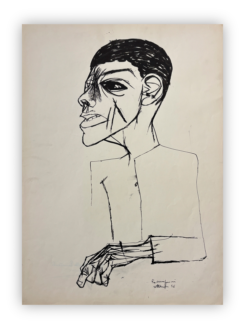 BEPI ROMAGNONI (1930-1964) - Senza Titolo, 1956