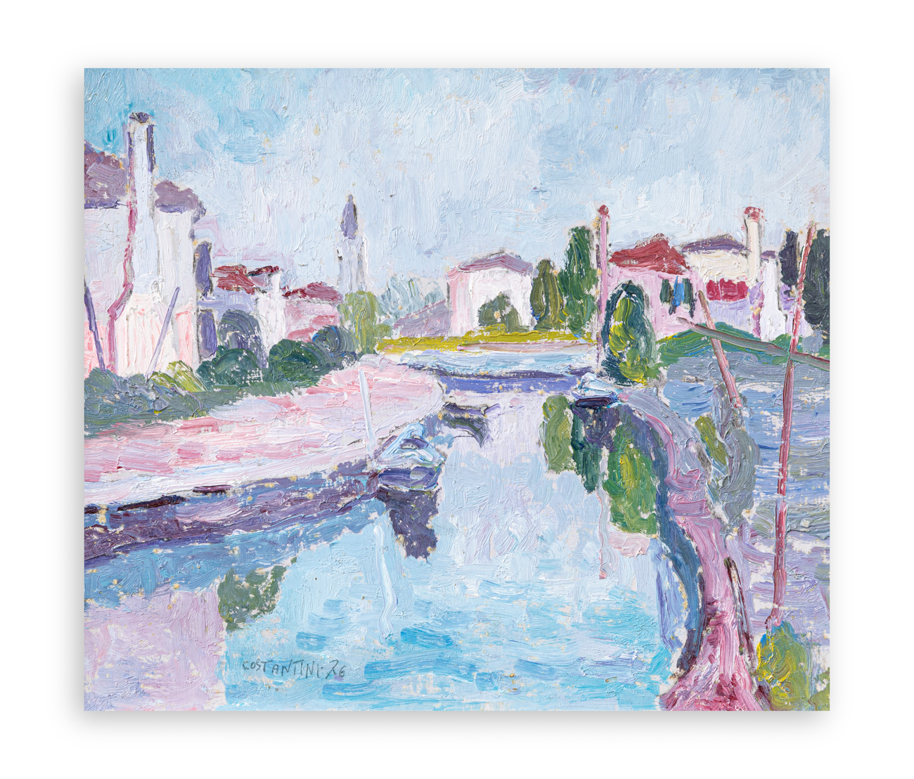 DINO COSTANTINI (1940-2004) - Canale a Torcello, 1976