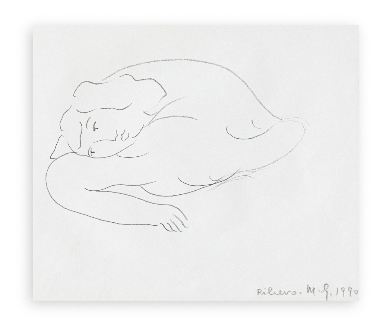 MIMMO GERMANÀ' (1944-1992) - Rilievo, 1990