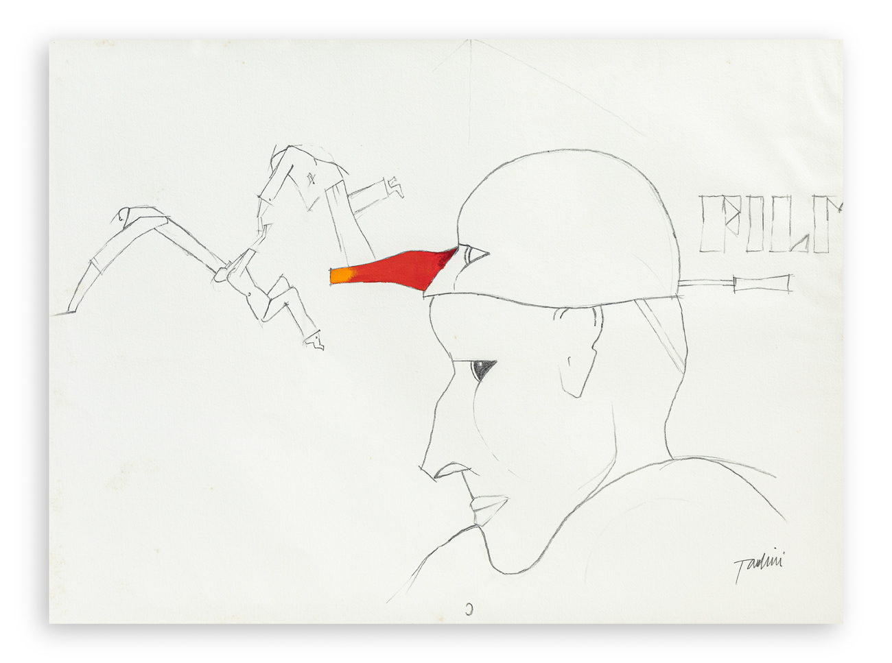 EMILIO TADINI (1927-2002) - Senza Titolo