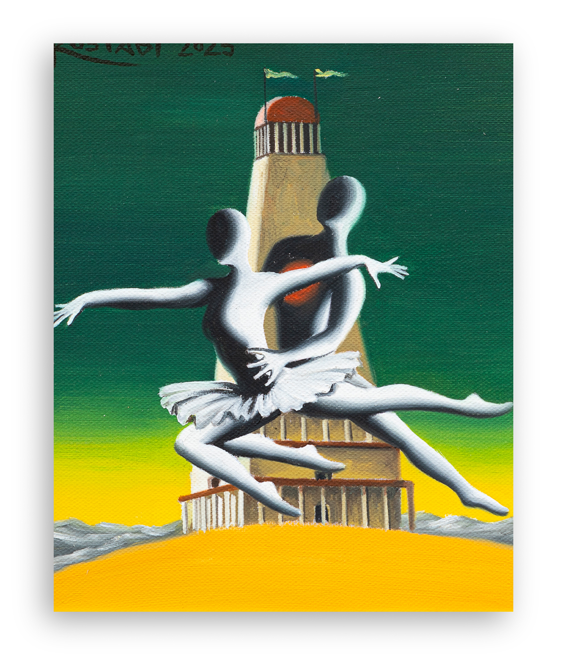 MARK KOSTABI (1960) - The Towering sanctuary off timeless grace, 2025