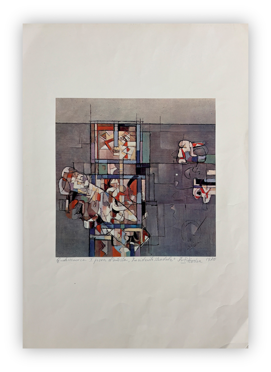 IBRAHIM KODRA (1918-2006) - Incidente stradale, 1970