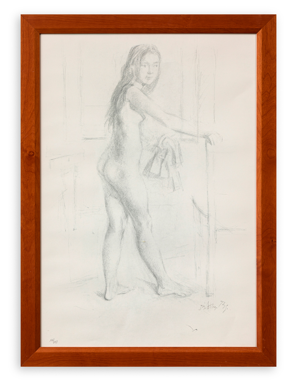 BALTHUS (BALTHASAR KLOSSOWSKI DE ROLA) (1908-2001) - Jeune fille, 1994