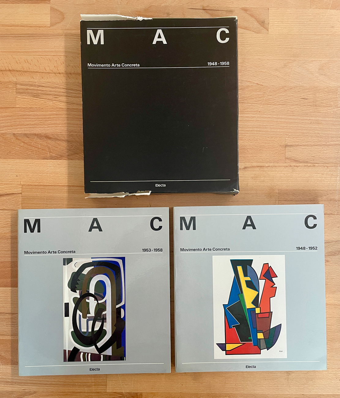 MOVIMENTO ARTE CONCRETA - Lotto unico di 2 cataloghi