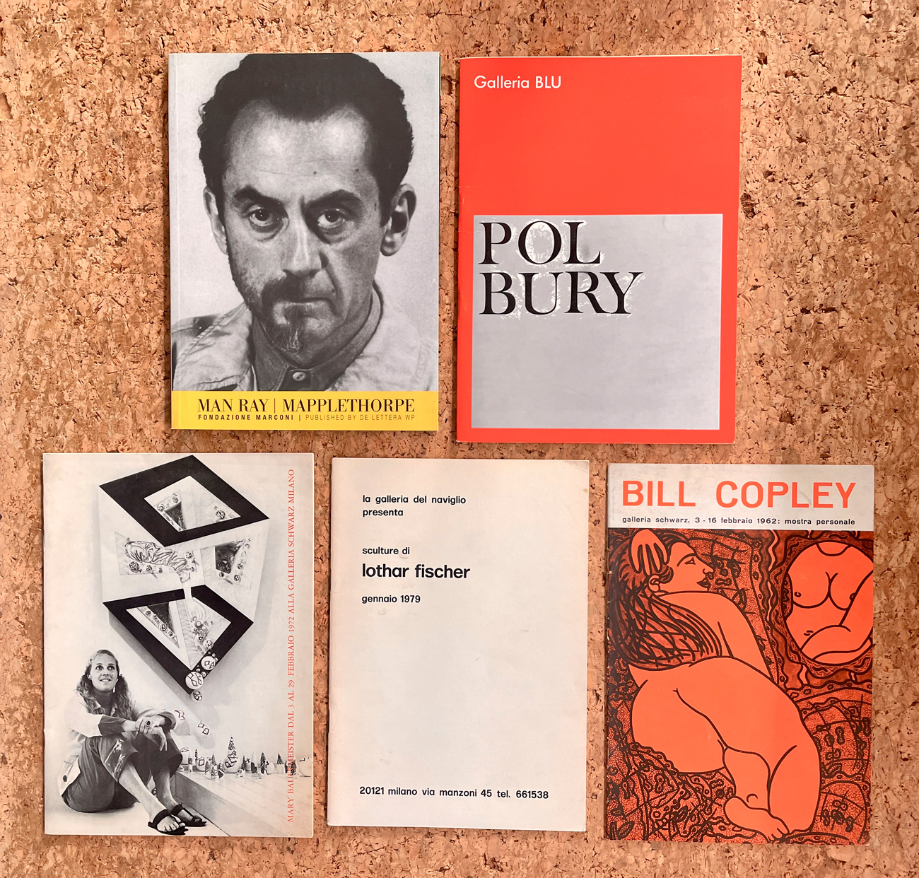 ESPOSIZIONI A MILANO NEGLI ANNI 60 E 70 - Lotto unico di 5 cataloghi