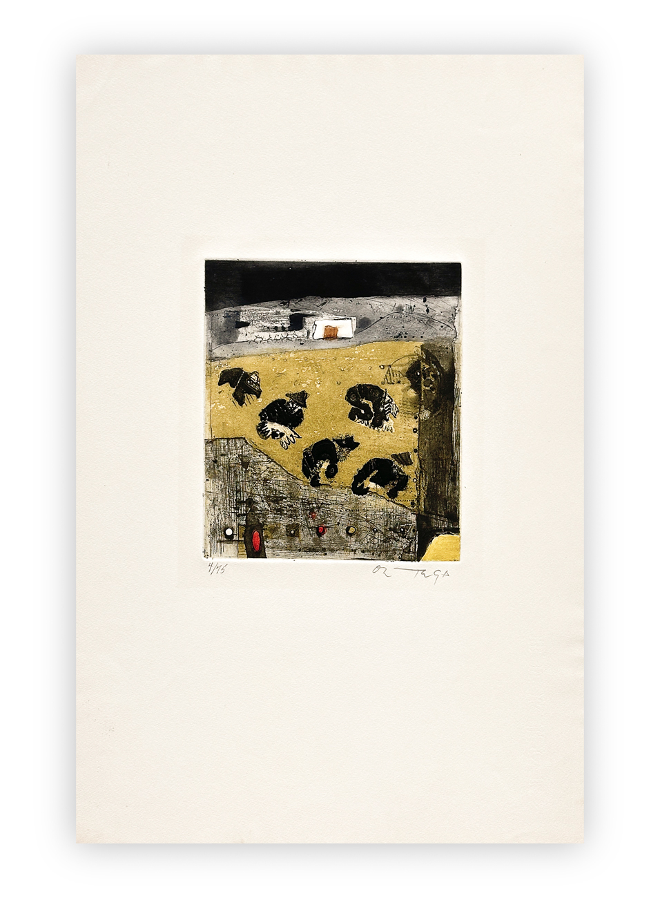 JOSÉ ORTEGA (1921-1990) - Senza Titolo (La moisson), 1965