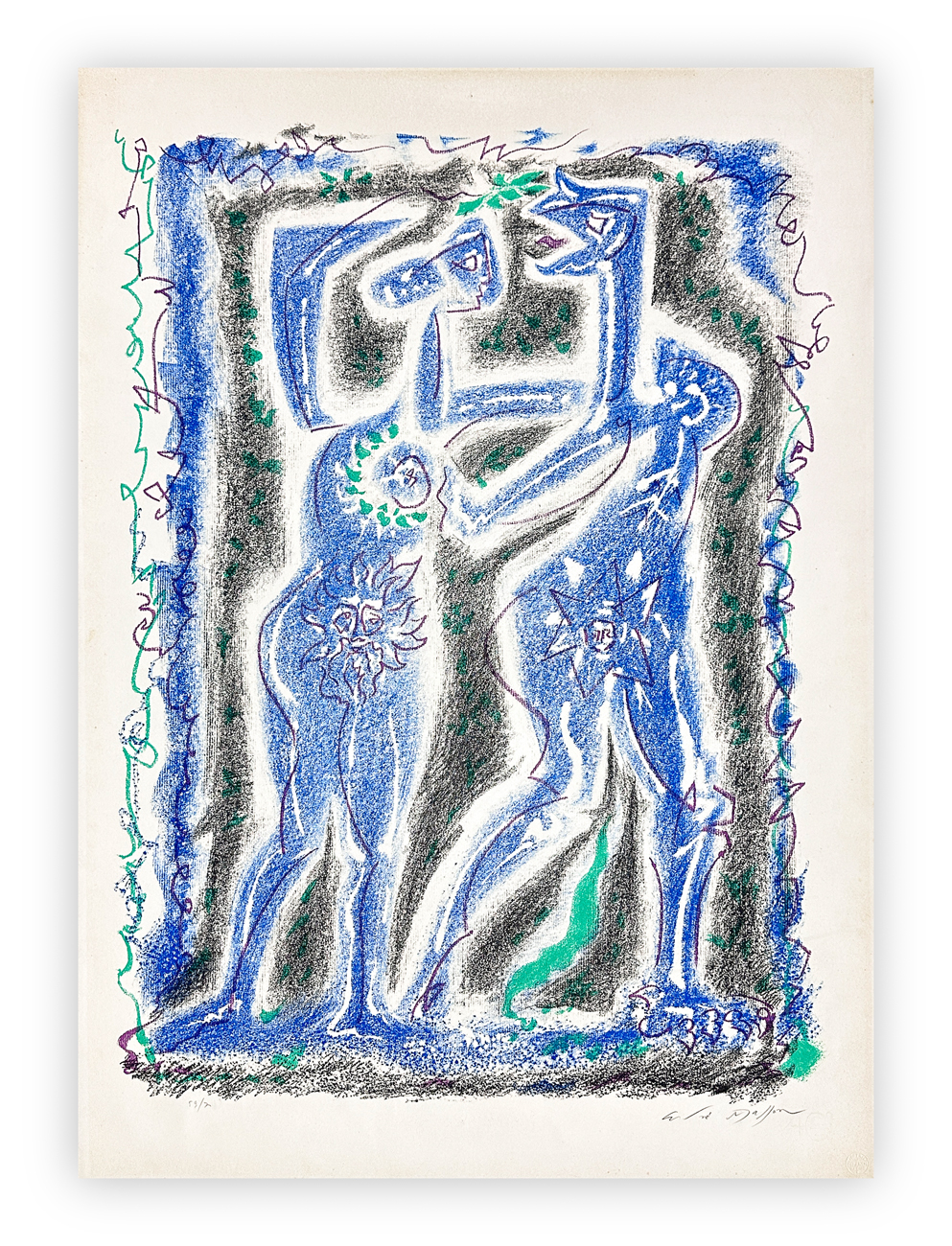 ANDRÉ MASSON (1896-1987) - L'intrigue, 1970