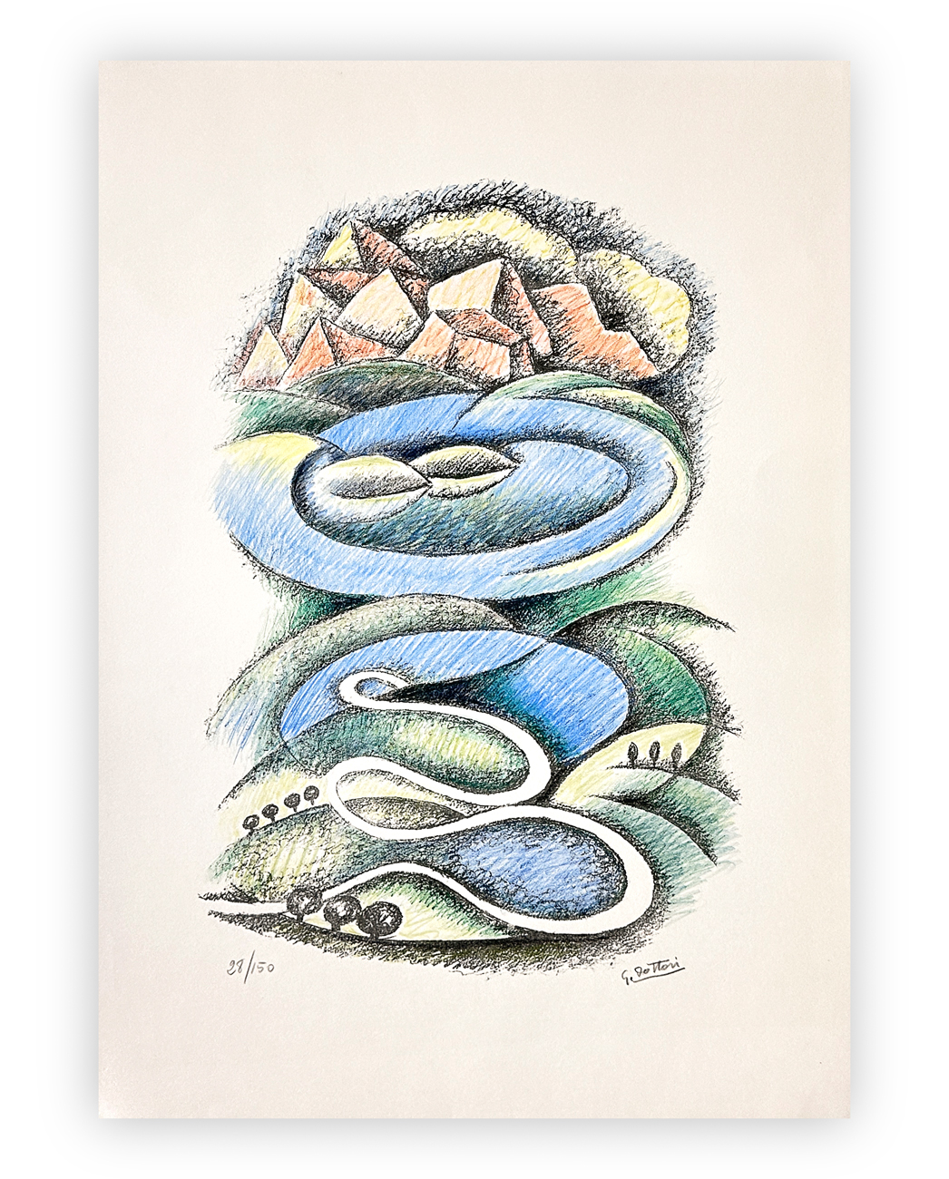 GERARDO DOTTORI (1884-1977) - Senza Titolo