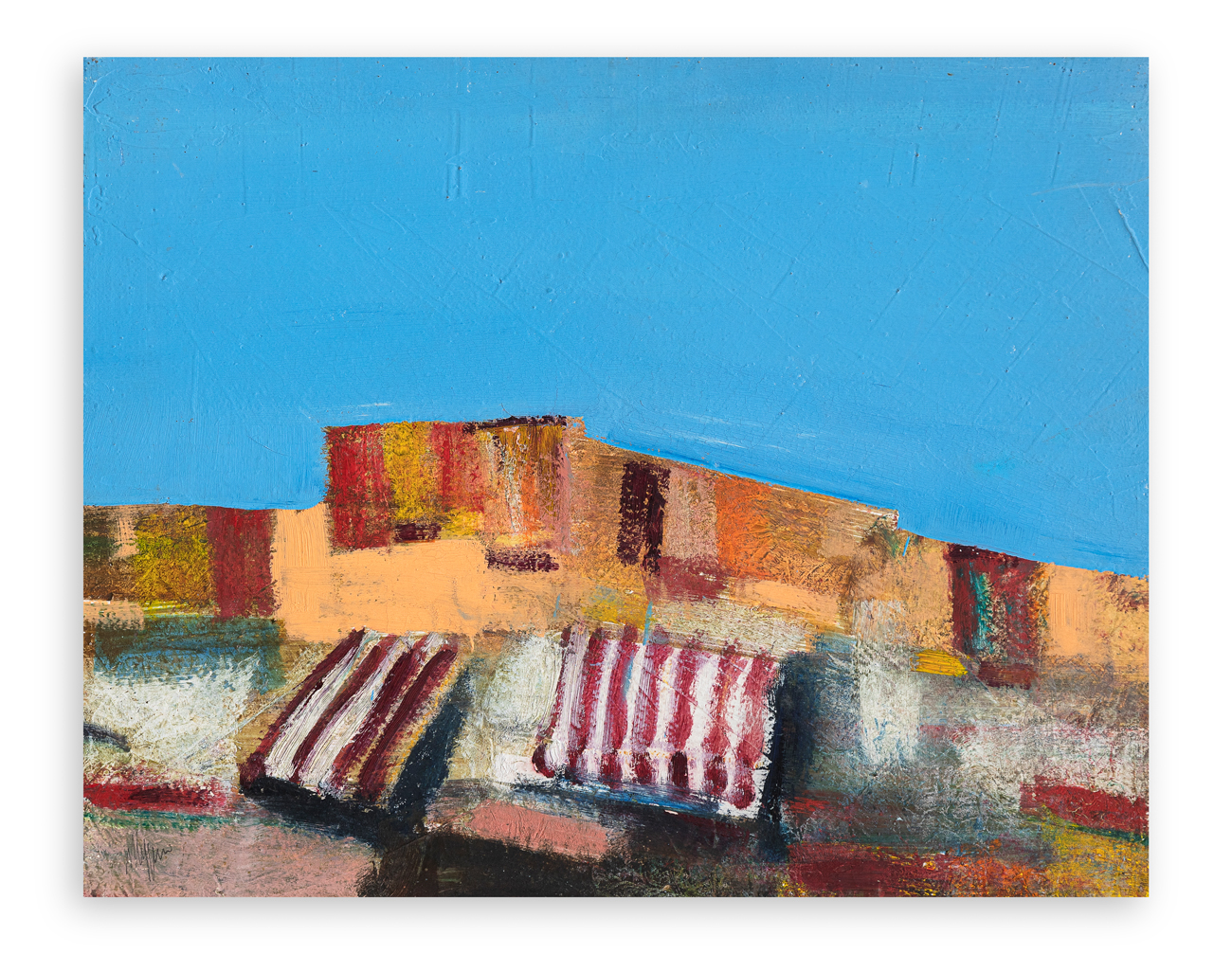 SALVATORE MAGAZZINI (1955) - Marrakech. Piazza dei tappeti, anni '90