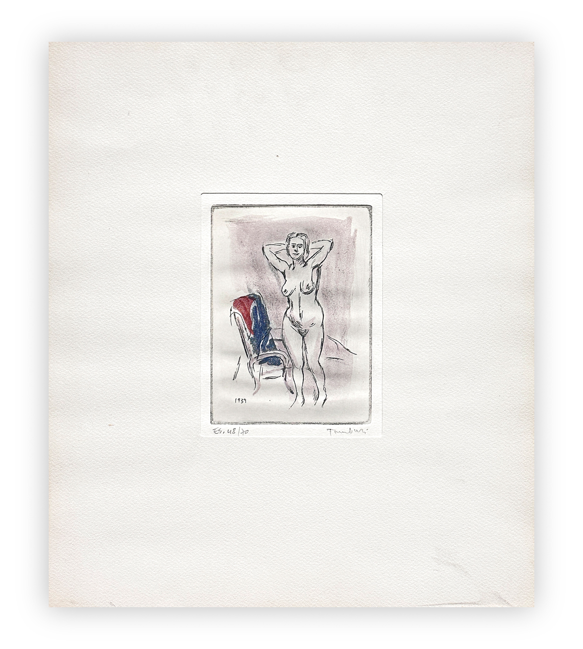 ORFEO TAMBURI (1910-1994) - Senza Titolo