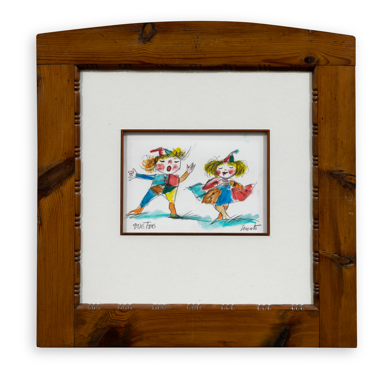 EMANUELE LUZZATI (1921-2007) - Duetto