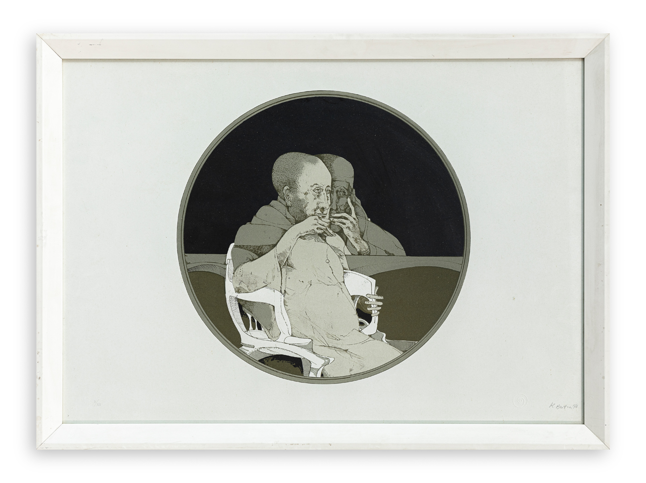 KARL PLATTNER (1919-1986) - Il segreto, 1976