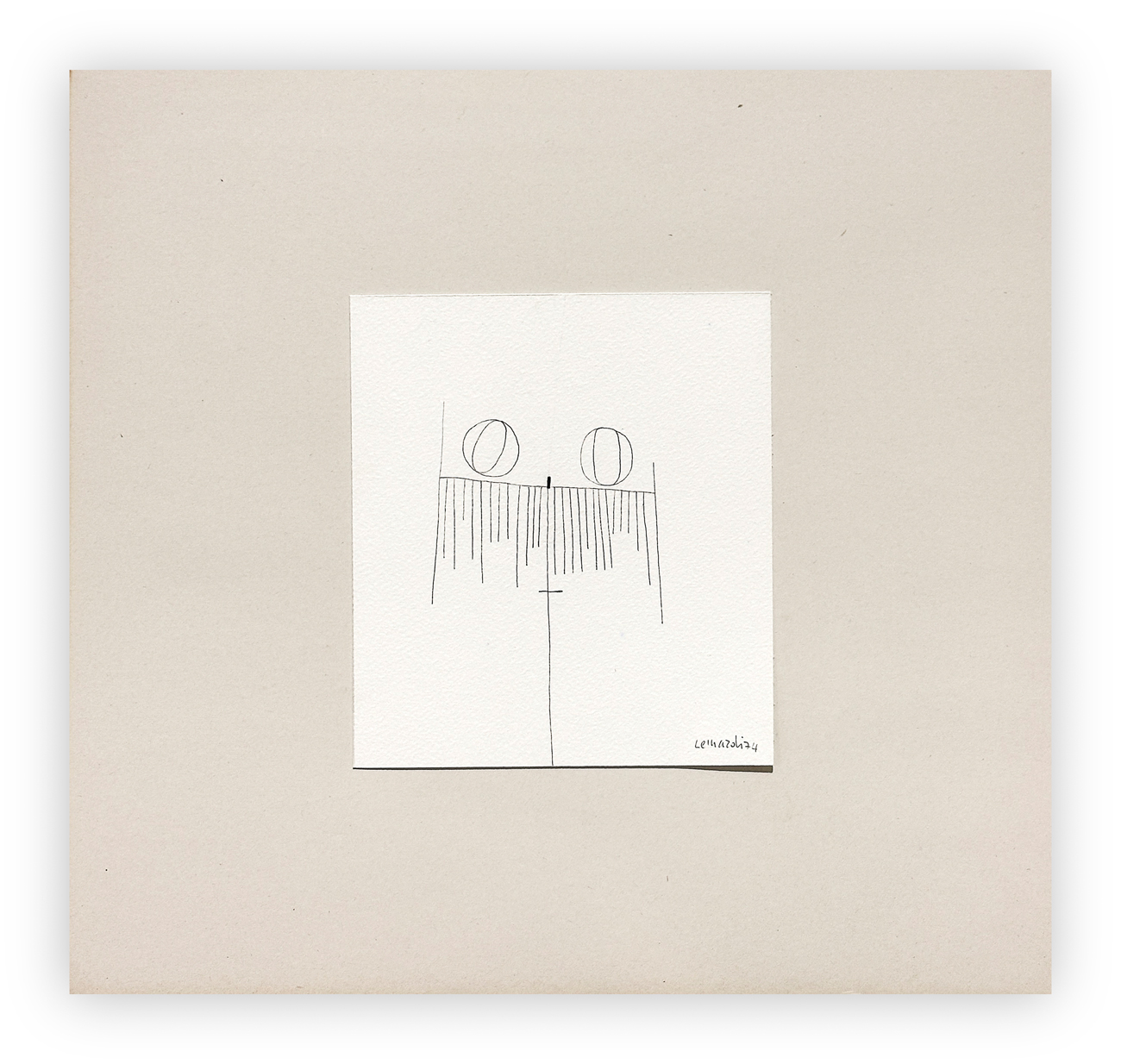 ERMANNO LEINARDI (1933-2006) - Senza Titolo, 1974