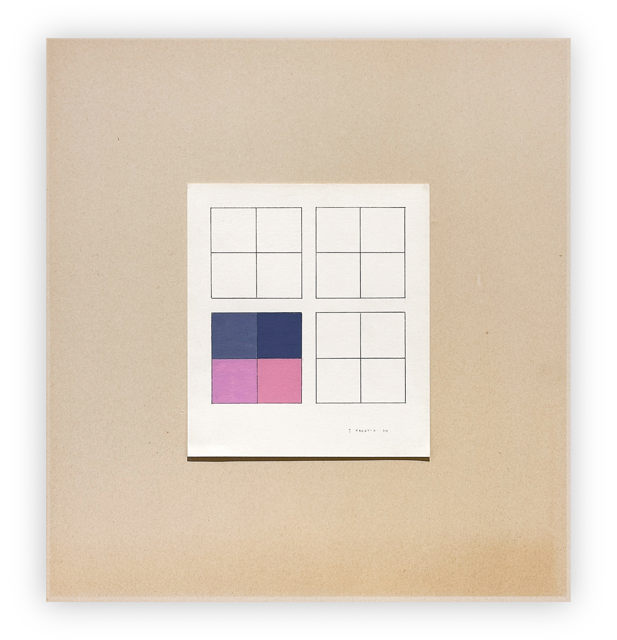 ITALO PERETTA (1927-1977) - Senza Titolo, 1974