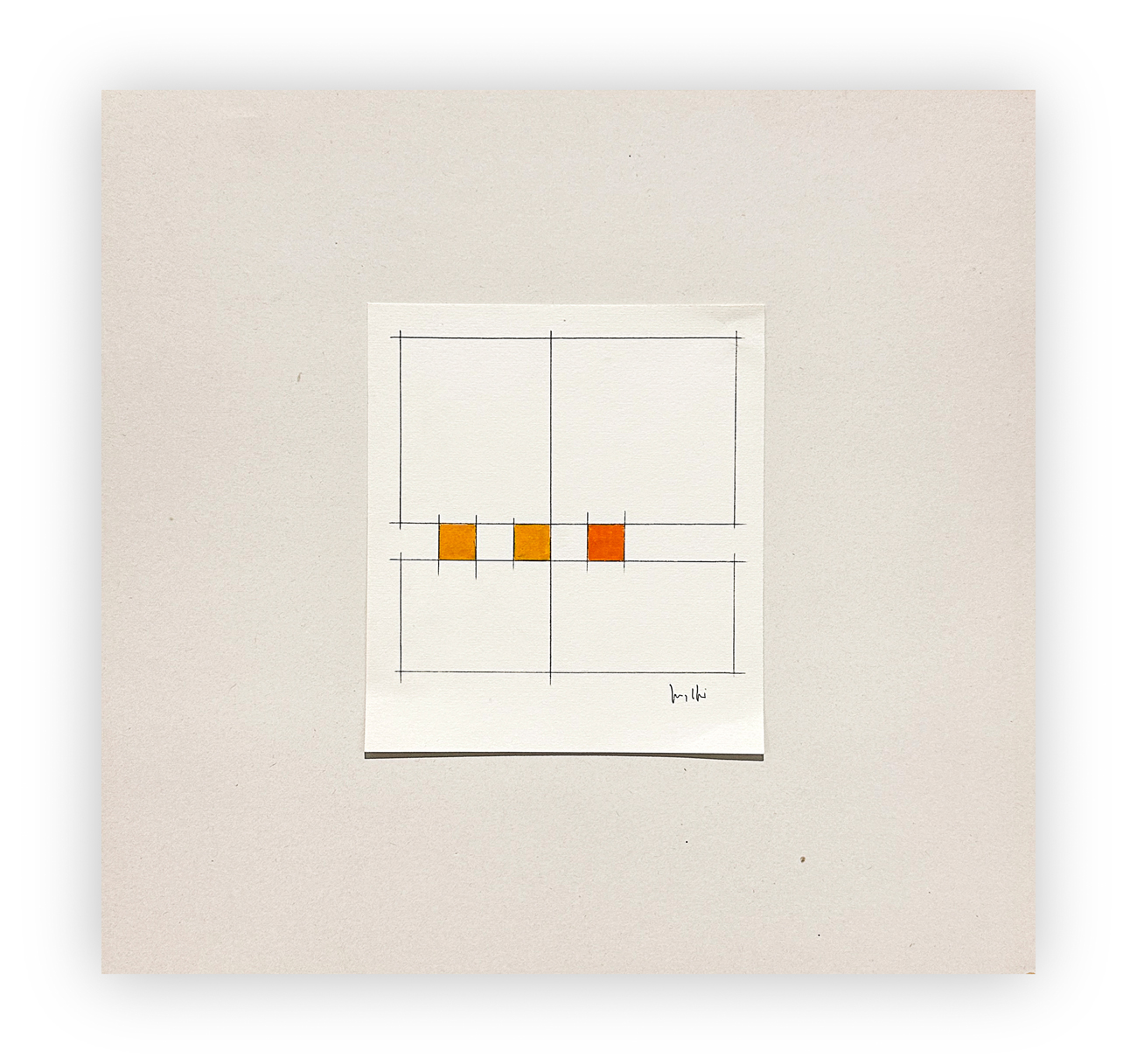 AUTORE INDECIFRATO  -Senza Titolo