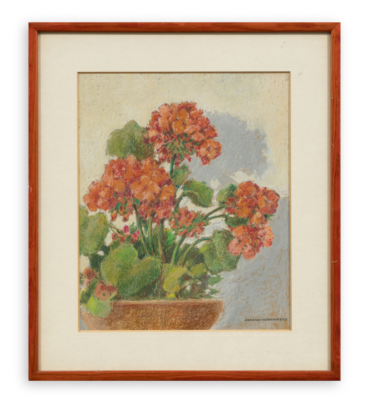 GIANNETTO BENISCELLI (1917-2005) - Senza Titolo (Composizione floreale)