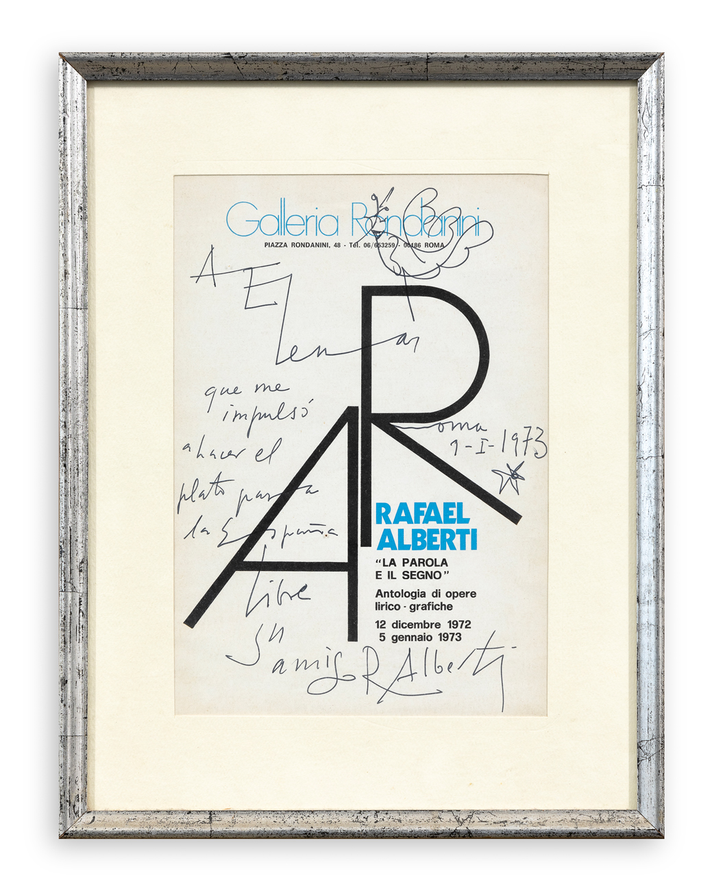 RAFAEL ALBERTI (1902-1999) - Senza Titolo, 1973