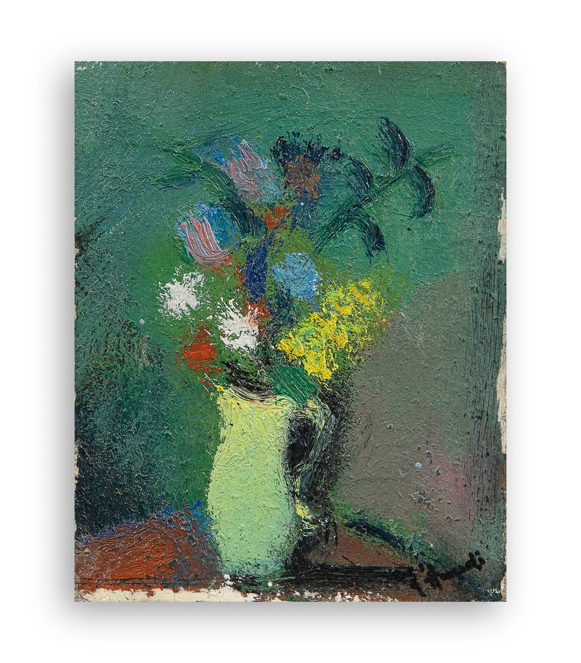 GIAN RODOLFO D'ACCARDI (1906-1993) - Senza Titolo (Vaso di fiori)