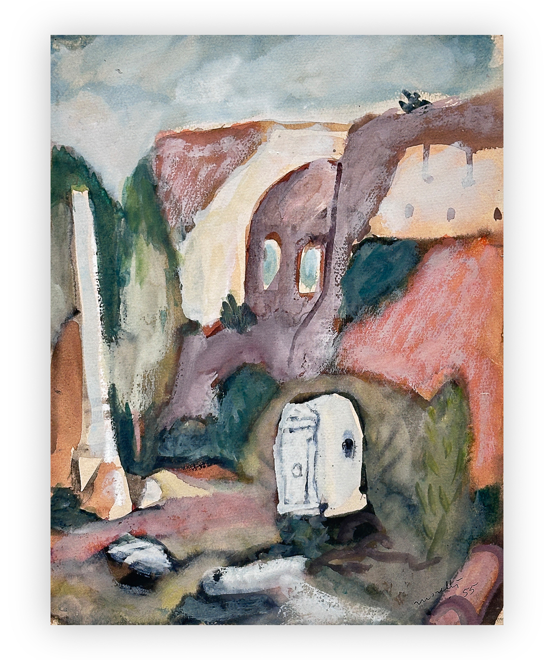 ENZO MORELLI (1896-1976) - Senza Titolo, 1955