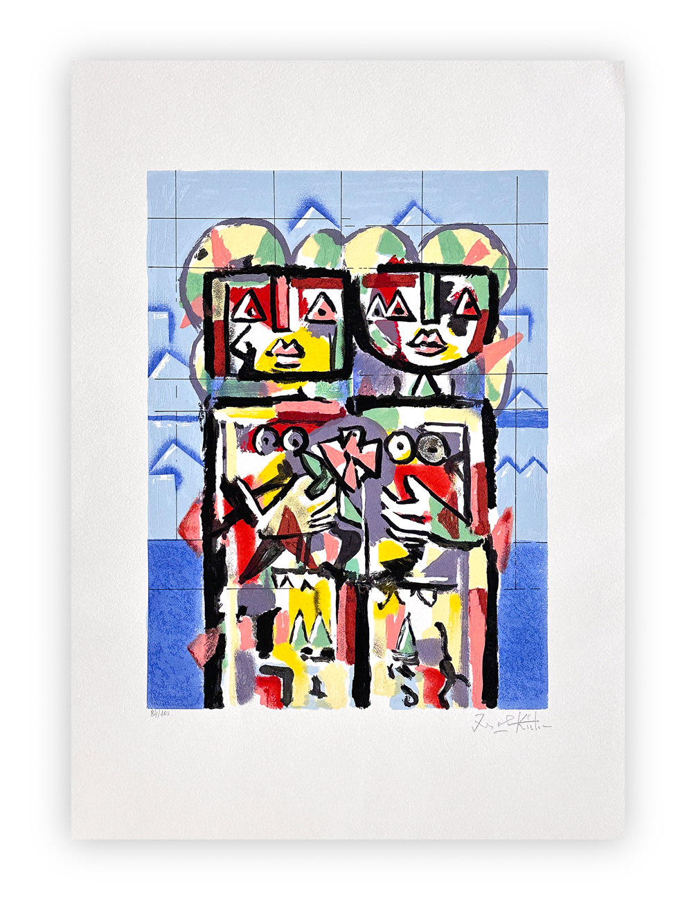 IBRAHIM KODRA (1918-2006) - Senza Titolo