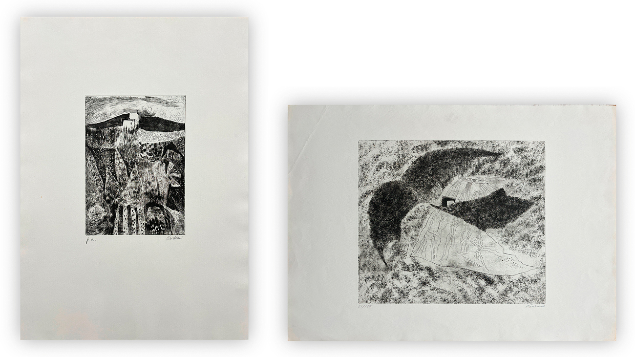 ENRICO PAULUCCI (1901-1999) - Lotto unico composto da 2 opere grafiche