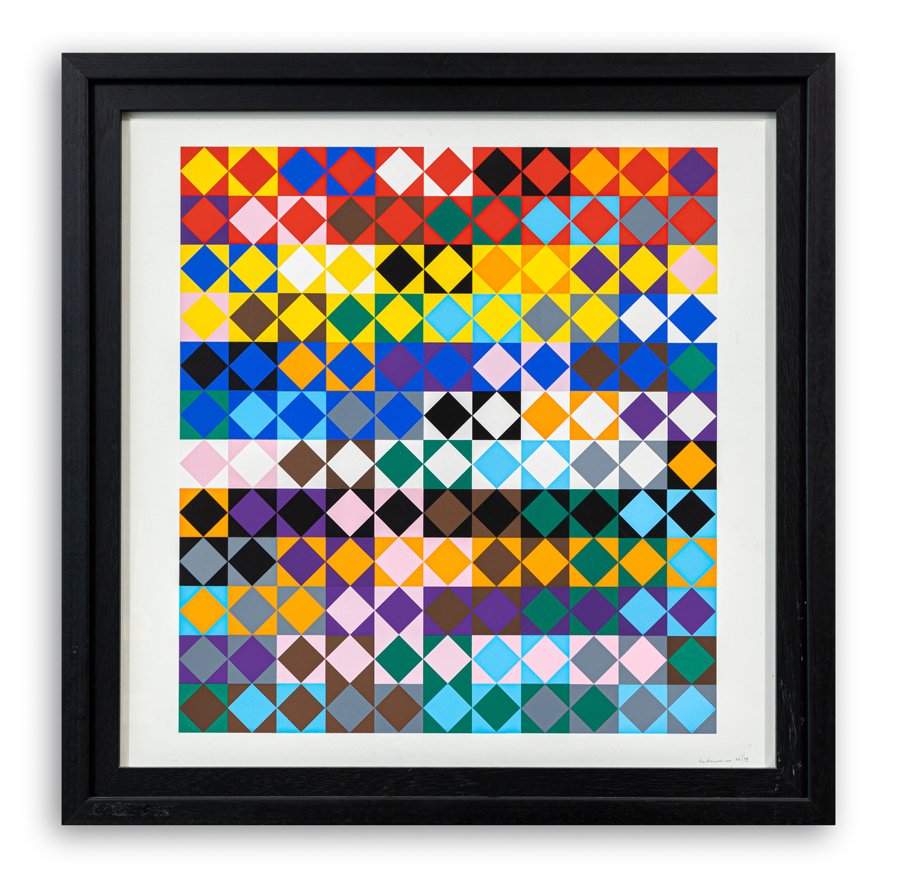 DADAMAINO (1930-2004) - Mappa cromatica